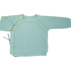 Brassière en maille Vert sauge (0-1 mois)