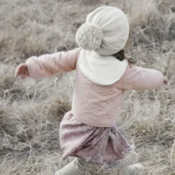 Béret tricoté Creamy White (3 ans et +)