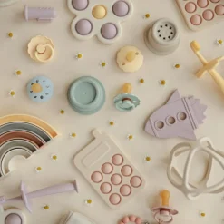 Brosse à dent d'apprentissage fleur Soft lilac