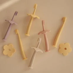 Brosse à dent d'apprentissage fleur Blush