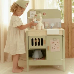 Cabinet de vétérinaire en bois FSC