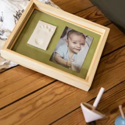 Cadre photo empreinte en bois Pure Frame avec fond réversible