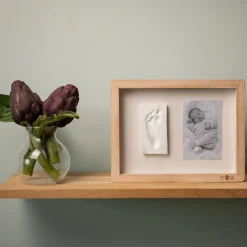 Cadre photo empreintes Classique Ivy Grey