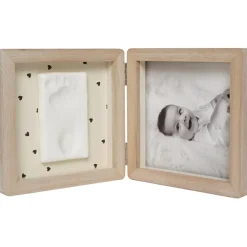 Cadre photo empreintes Double Jolis Cœurs