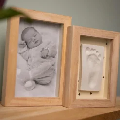 Cadre photo empreintes Duo Jolis Cœurs