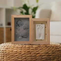 Cadre photo empreintes Duo Jolis Cœurs