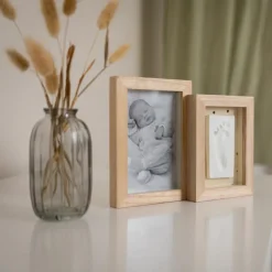 Cadre photo empreintes Duo Jolis Cœurs