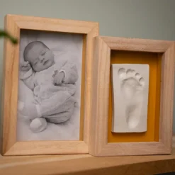 Cadre photo empreintes Duo Jolis Cœurs