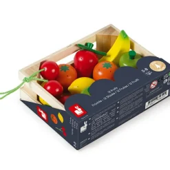 Cagette de 12 fruits en bois