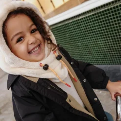 Cagoule polaire Warmy Cream (2-5 ans)