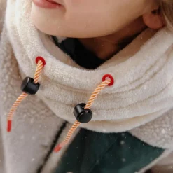 Cagoule polaire Warmy Cream (2-5 ans)