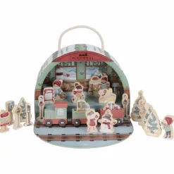 Calendrier de l'avent avec circuit de train