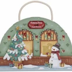 Calendrier de l'avent avec circuit de train