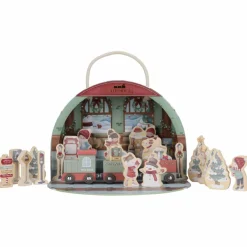 Calendrier de l'avent avec circuit de train