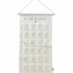 Calendrier de l'avent Gaze Ecru (personnalisable)