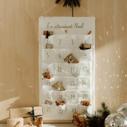 Calendrier de l'avent Gaze Ecru (personnalisable)