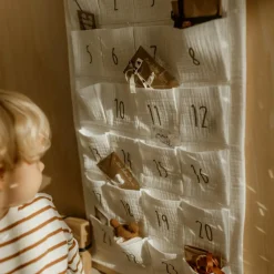 Calendrier de l'avent Gaze Ecru (personnalisable)