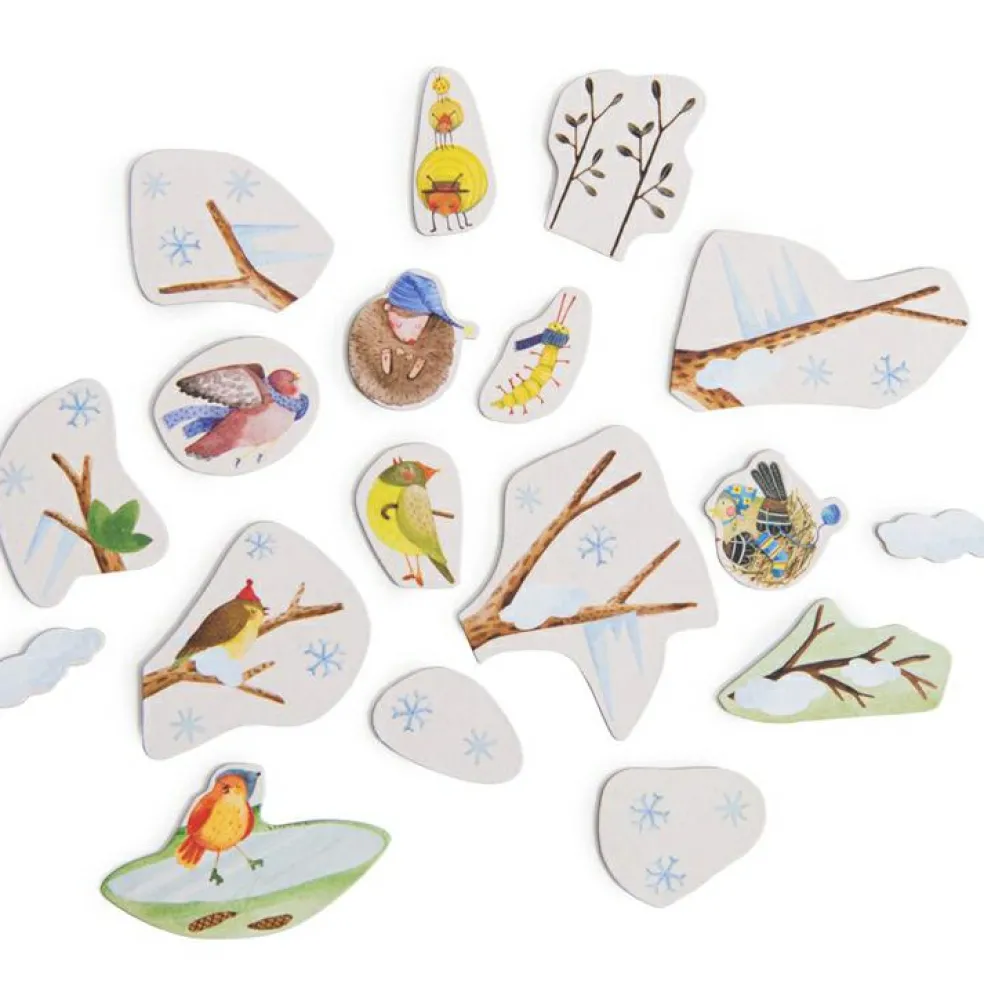 Calendrier magnétique des saisons Le Jardin du Moulin