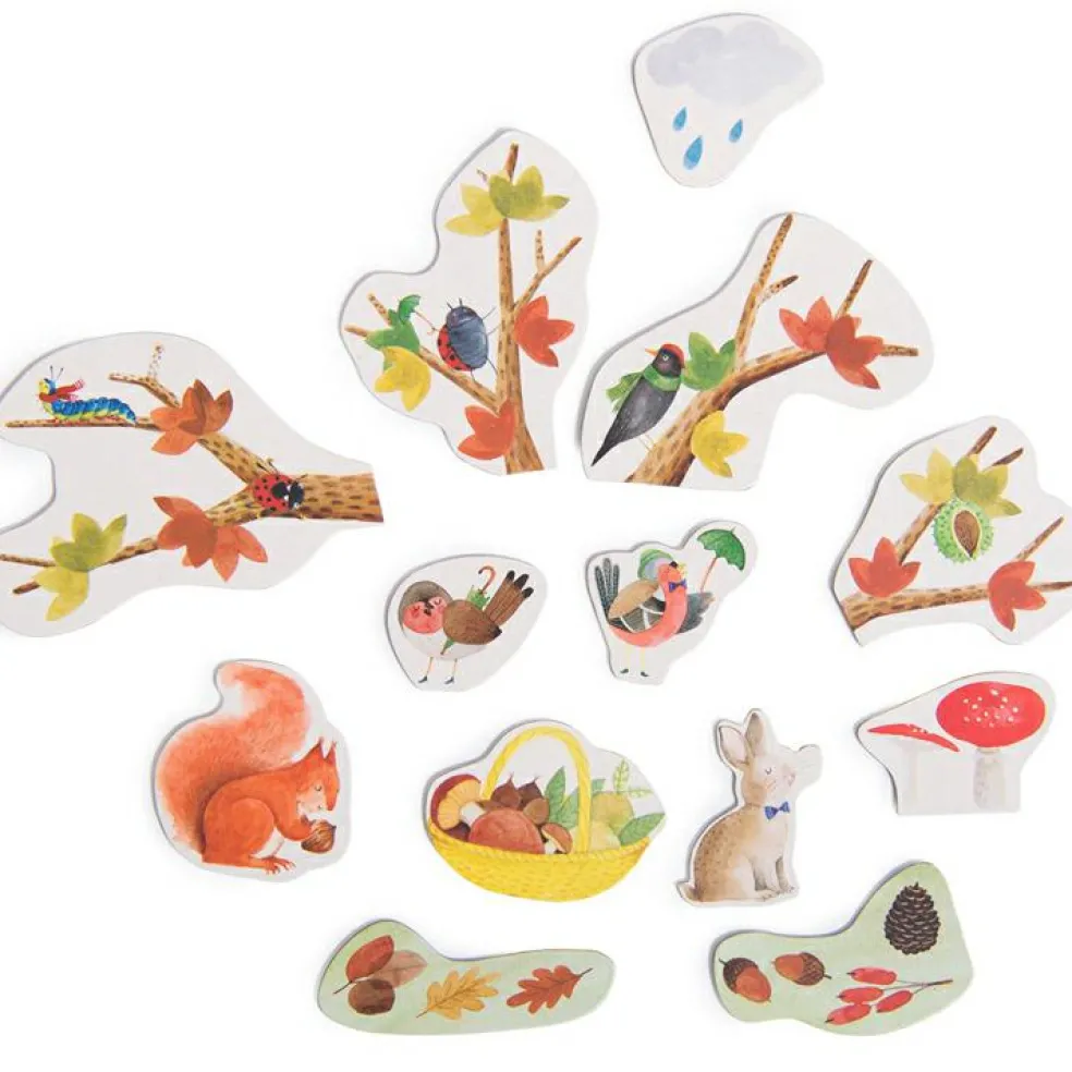 Calendrier magnétique des saisons Le Jardin du Moulin