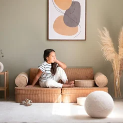 Canapé modulable Settee Toffee velours côtelé