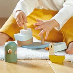 Canards empilables en bois Sweet Cocoon (8 pièces)