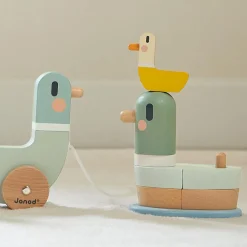 Canards empilables en bois Sweet Cocoon (8 pièces)