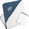 Cape de bain + gant de toilette Petit Nuage