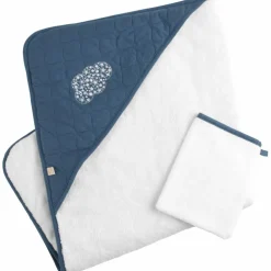 Cape de bain + gant de toilette Petit Nuage