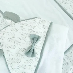 Cape de bain + gant Filou (75 x 75 cm)