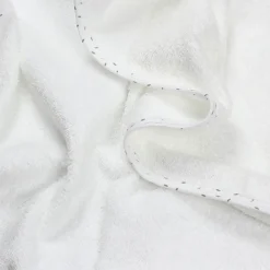 Cape de bain + gant Mini nous tout doux (70 x 70 cm)