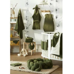 Cape de bain bambou + gant Fougère (70 x 70 cm)