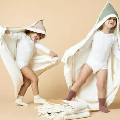 Cape de bain crème (95 x 95 cm)