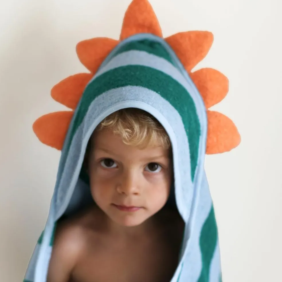 Cape de bain Dino Lagon (75 x 75 cm)