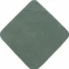 Cape de bain en éponge Ash green vert (75 x 75 cm)