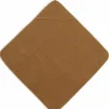 Cape de bain en éponge de coton Caramel (75 x 75 cm)