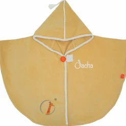 Cape de bain Girafe Vanille personnalisable (0-5 ans)