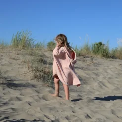 Cape de bain lapin poudré personnalisable (0-5 ans)