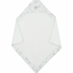 Cape de bain Toile de Jouy gris