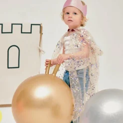 Cape de fée brodée multicolore (4-10 ans)