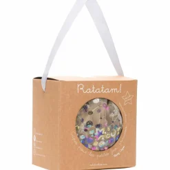 Cape de fée brodée multicolore (4-10 ans)