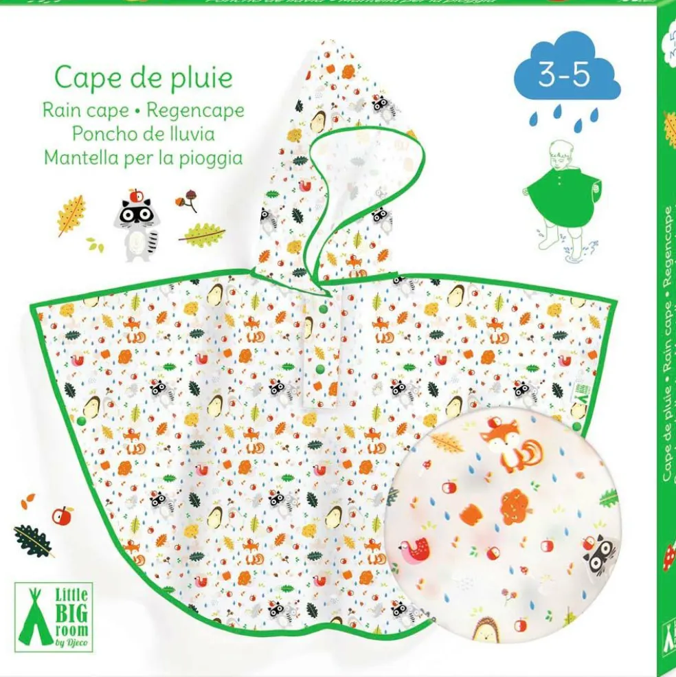 Cape de pluie Sous-bois (3-5 ans)