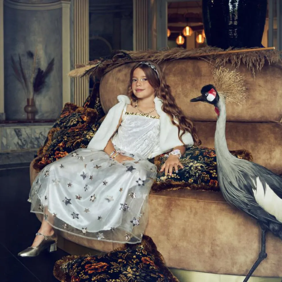 Cape en fausse fourrure Sterre (5-7 ans)