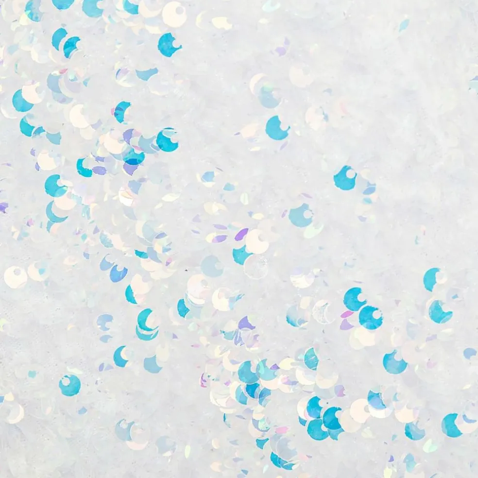 Cape Snowhite Blanc Holographique (4-12 ans)