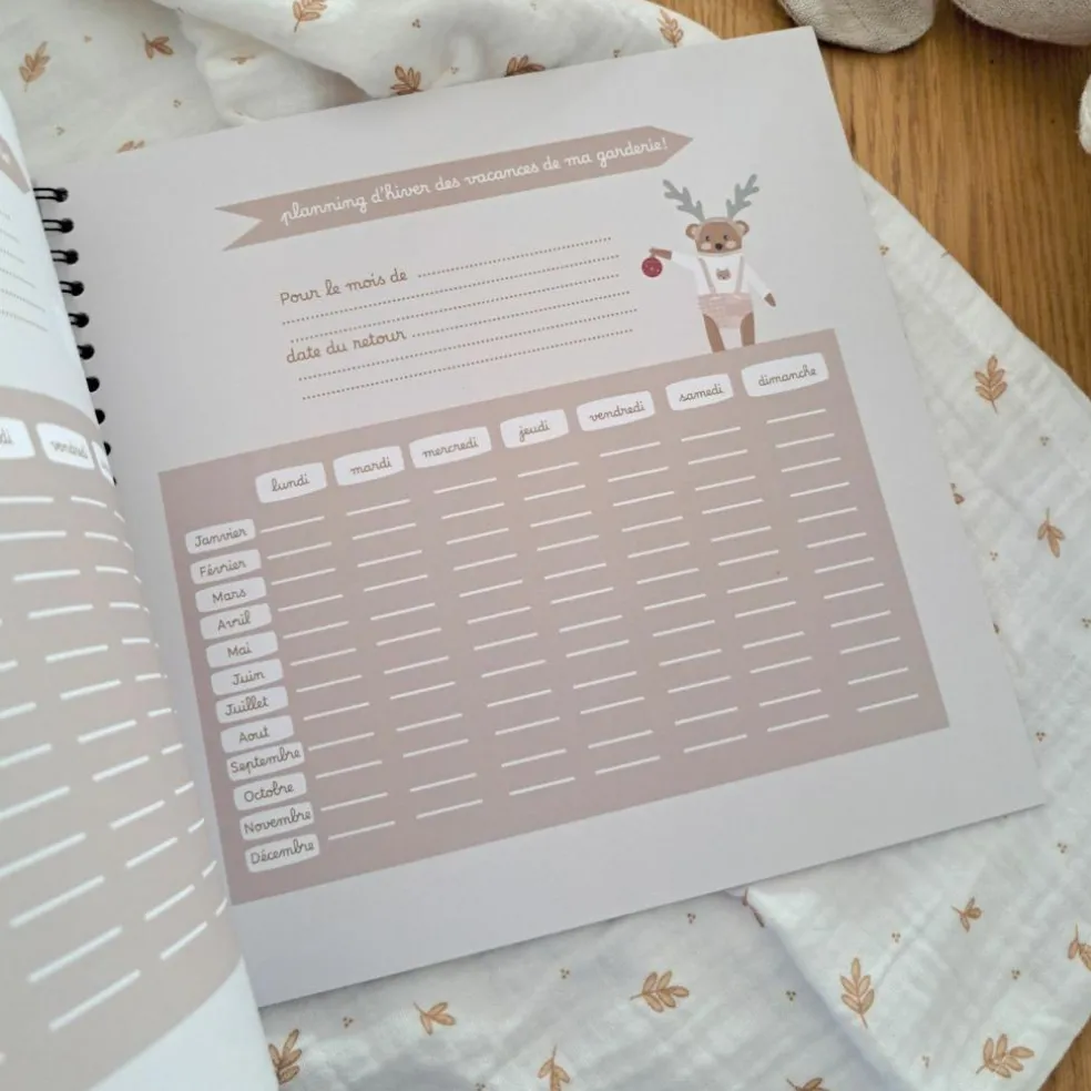 Carnet de liaison Faon liberty (54 pages)