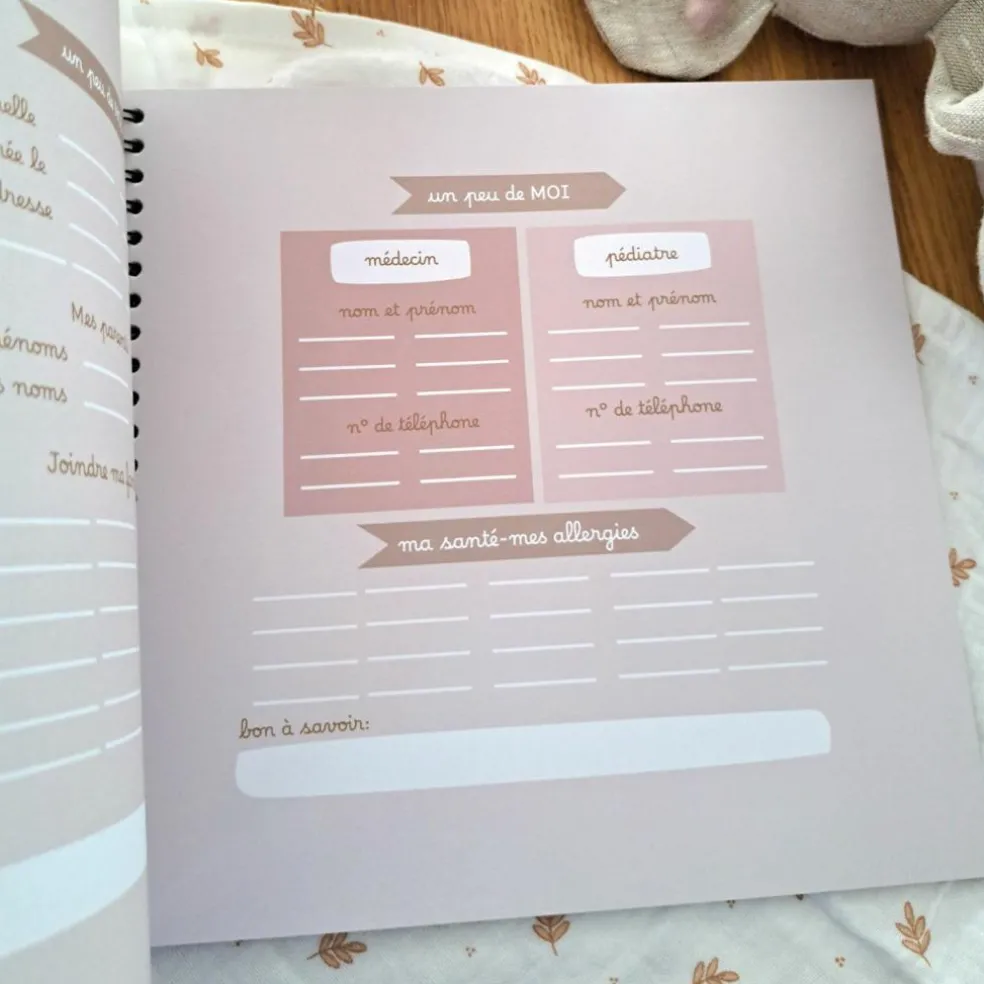 Carnet de liaison Faon liberty (54 pages)