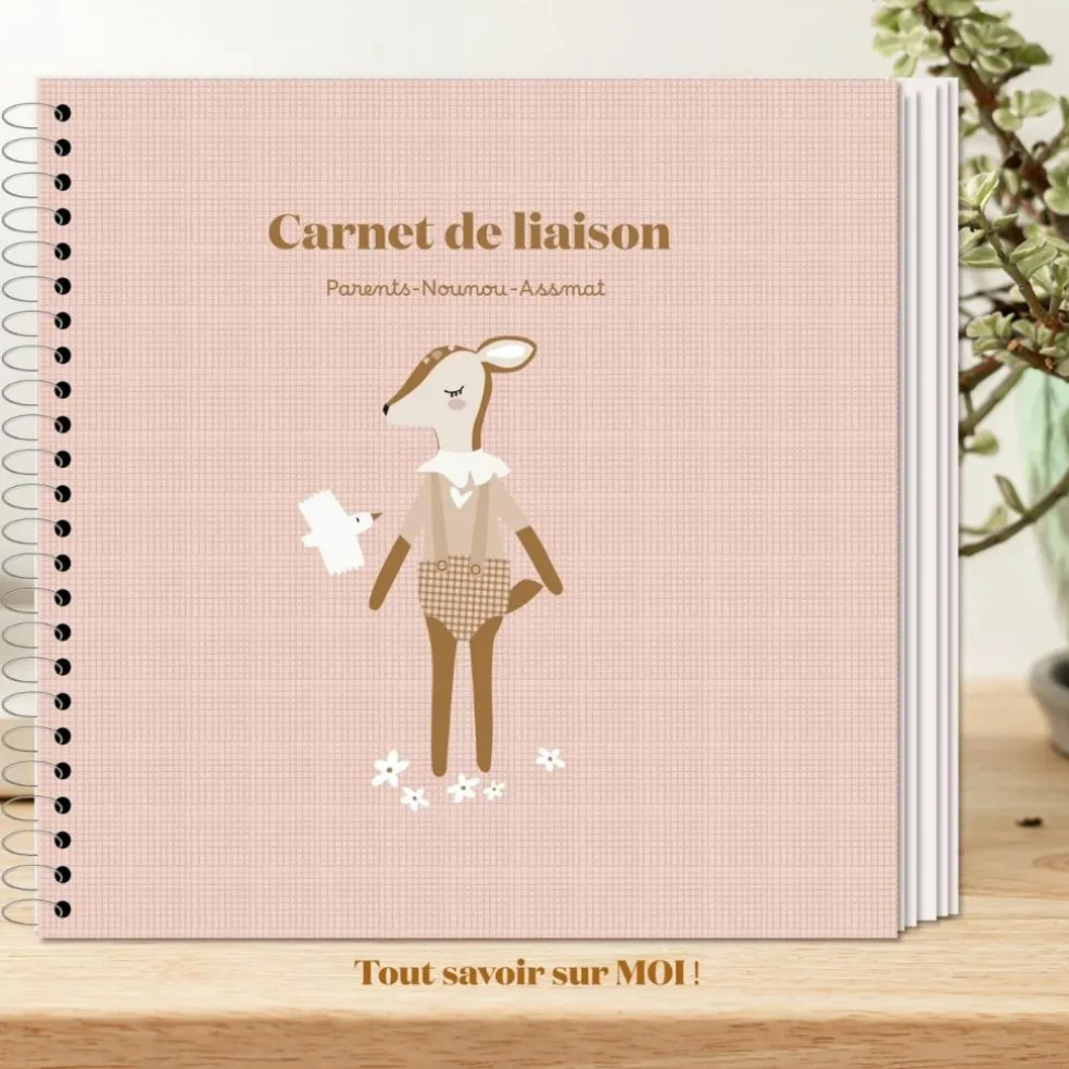Carnet de liaison Faon liberty (54 pages)