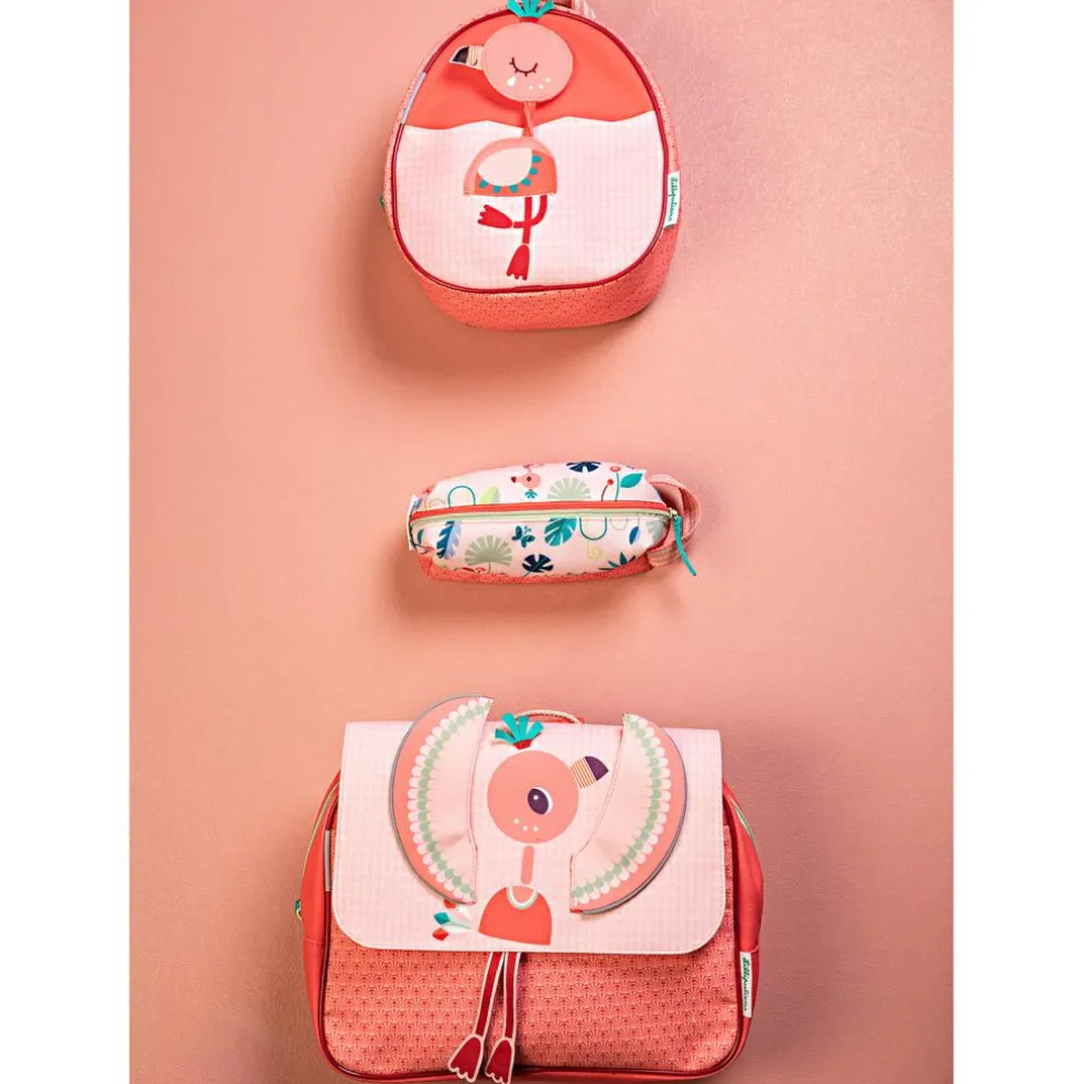 Cartable A4 maternelle Anaïs le flamant rose