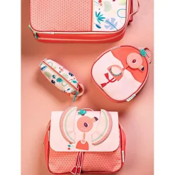 Cartable A4 maternelle Anaïs le flamant rose
