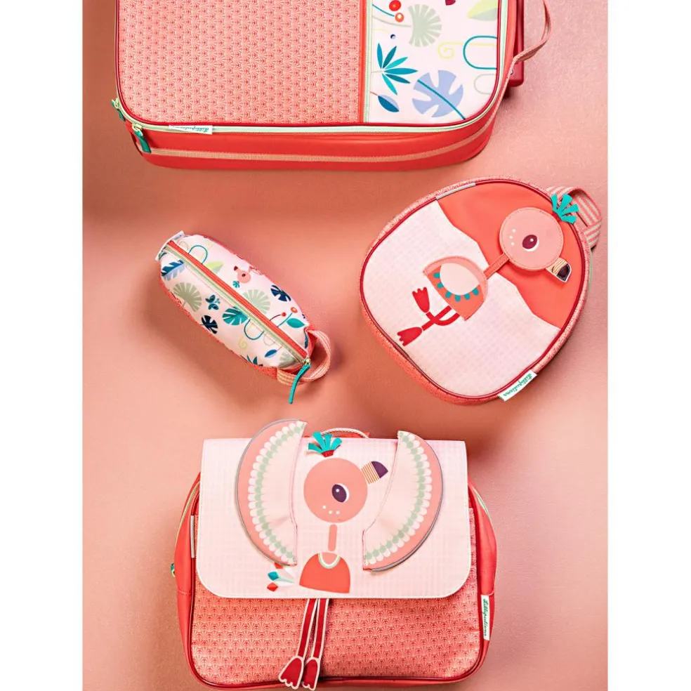 Cartable A4 maternelle Anaïs le flamant rose