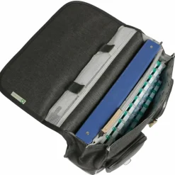 Cartable A4 maternelle Grey Badges (35 cm)